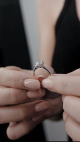 Tina Ring 1.16ct 18K White Gold