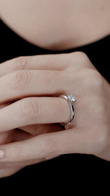Trudie Ring 0.50ct 18K White Gold