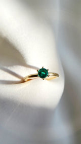 Trudie Ring 0.50ct 18K Yellow Gold Emerald