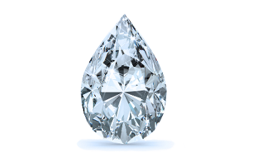 0.30 carat Pear diamond Very Good cut D color SI2 clarity