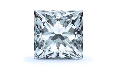 3.00 carat Princess diamond Very Good cut F color VS1 clarity