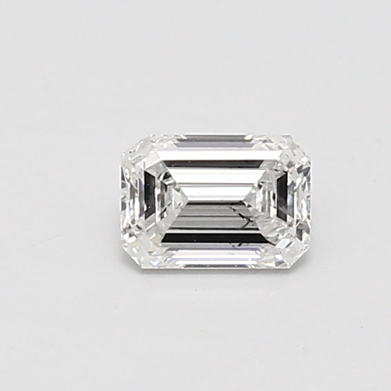 0.51 carat Emerald diamond Excellent cut F color SI1 clarity