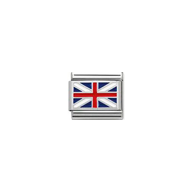 Composable Classic Flags in Steel, Enam,Sterling Silver - Great Britain