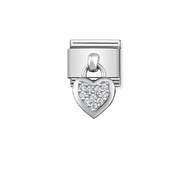 Composable Classic Charms Stainless Steel and Sterling Silver - Heart