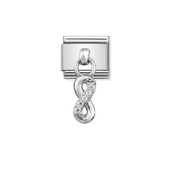 Composable Classic Charms Stainless Steel and Sterling Silver - Infinity