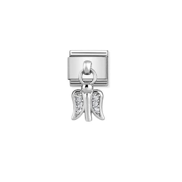 Composable Classic Charms Stainless Steel and Sterling Silver - Angel