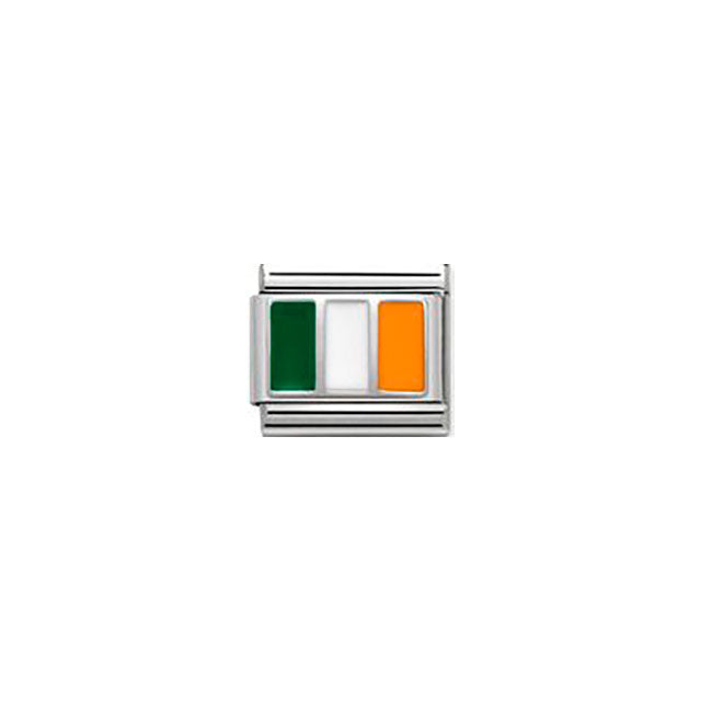 Composable Classic Flags in Steel, Enam,Sterling Silver - Ireland