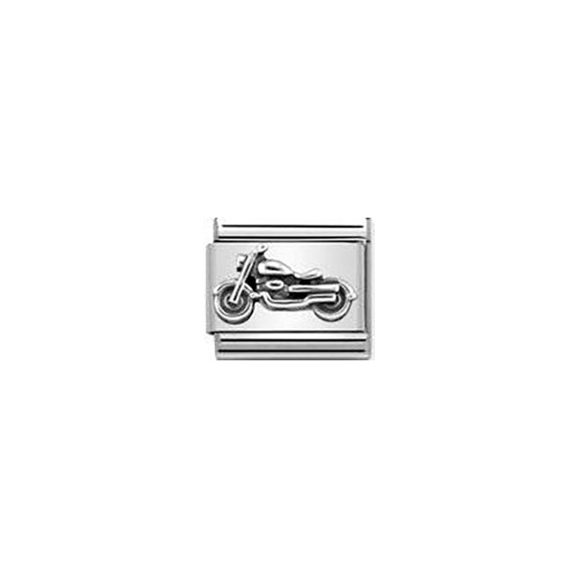 Composable Classic Symbols In Steel and Sterling Silver - Vintage Bike