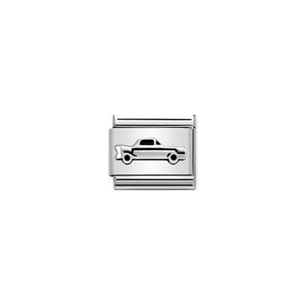 Composable Classic Symbols In Steel and Sterling Silver - Vintage Car