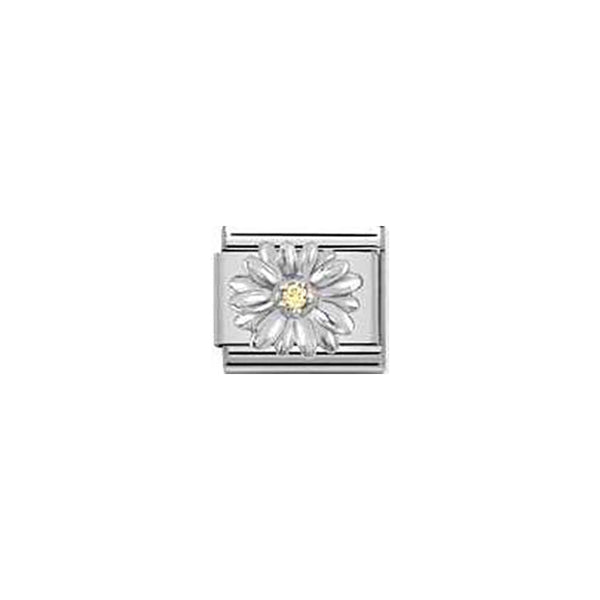 Composable Classic Symbols Stainless Steel, Sterling Silver, and Cubic Zirconia - Daisy