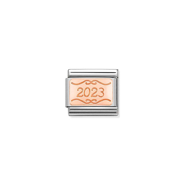 Composable Classic Plates In Stainless Steel With 9K Rose Gold - Plate 2023