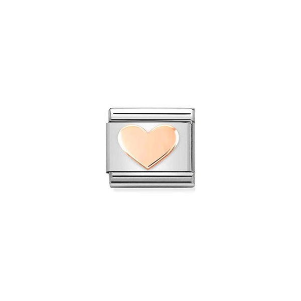 Composable Classic Symbols Steel and Bonded Rose Gold - Heart 1
