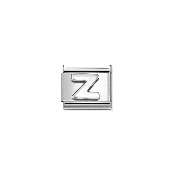 Composable Classic Letters In Steel and Silver - Z