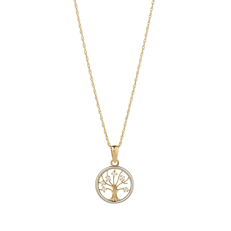 NJO Designs 9ct Yellow Gold Tree Of Life Pendant